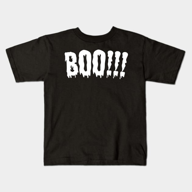 BOO!!! Kids T-Shirt by AlexisBrown1996